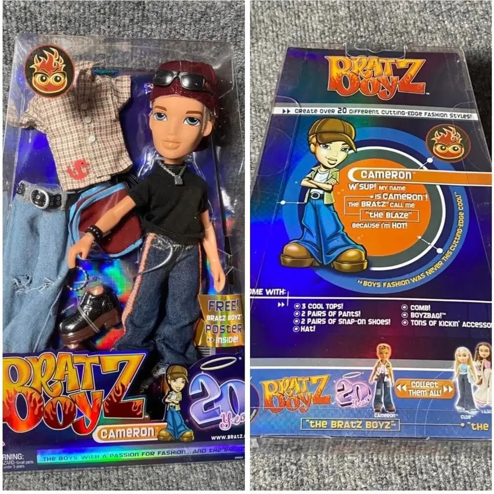 Lot of 4 2003/ 2021 Bratz Boyz Nu Cool The Boys with a Passion for Fashion